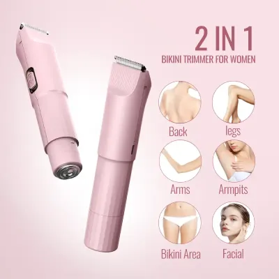  Woman Body Hair Trimmer Professional 2 in 1